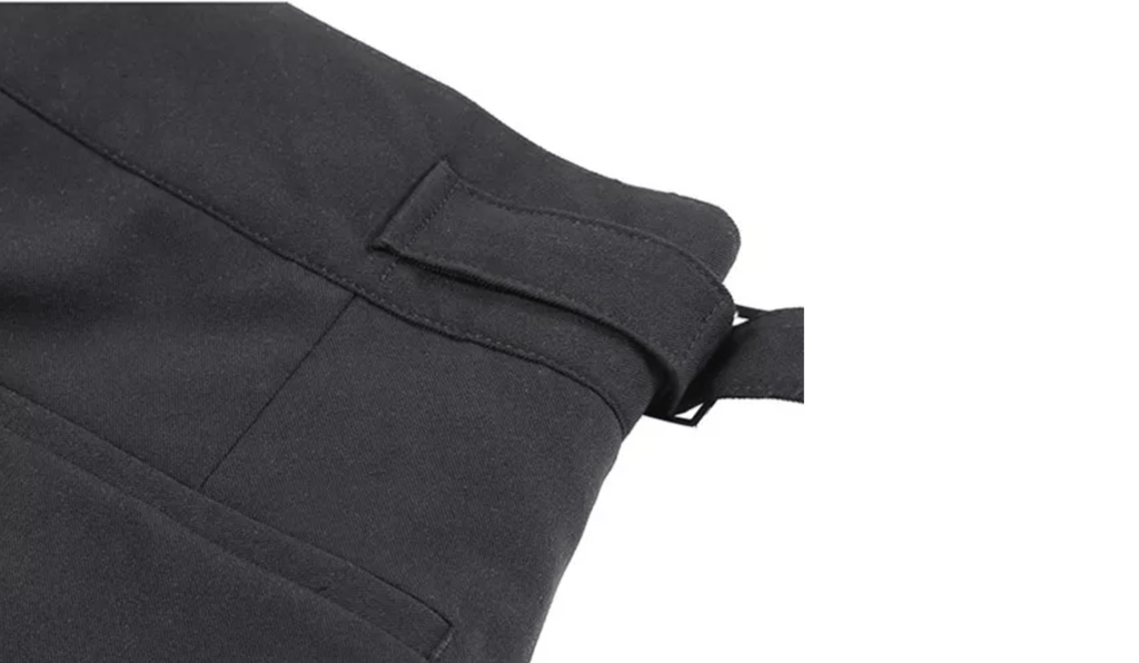 High Waisted Pleated Men's Formal Straight Fit Trousers
