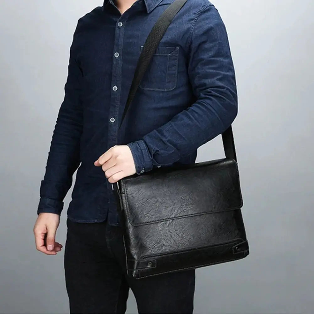 Men’s Business Crossbody Bag – Smart Shoulder Design