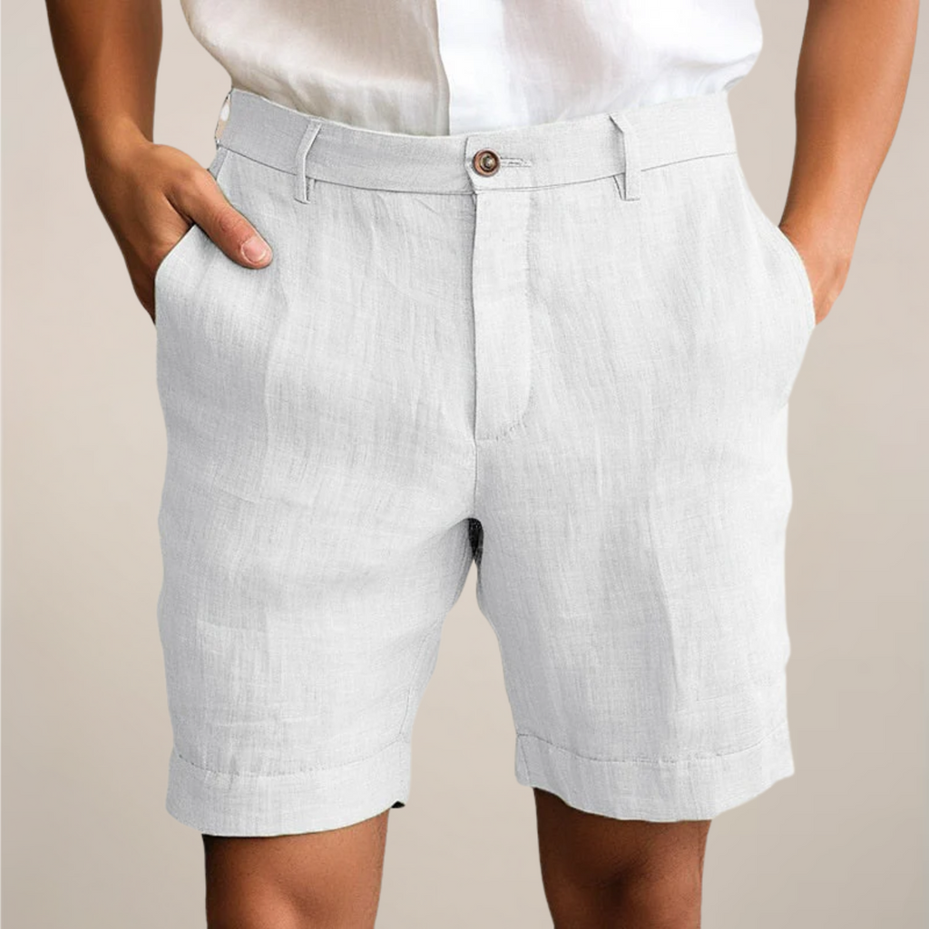 Men’s Casual Summer Shorts – Lightweight Elastic Waist Shorts in Solid Colours