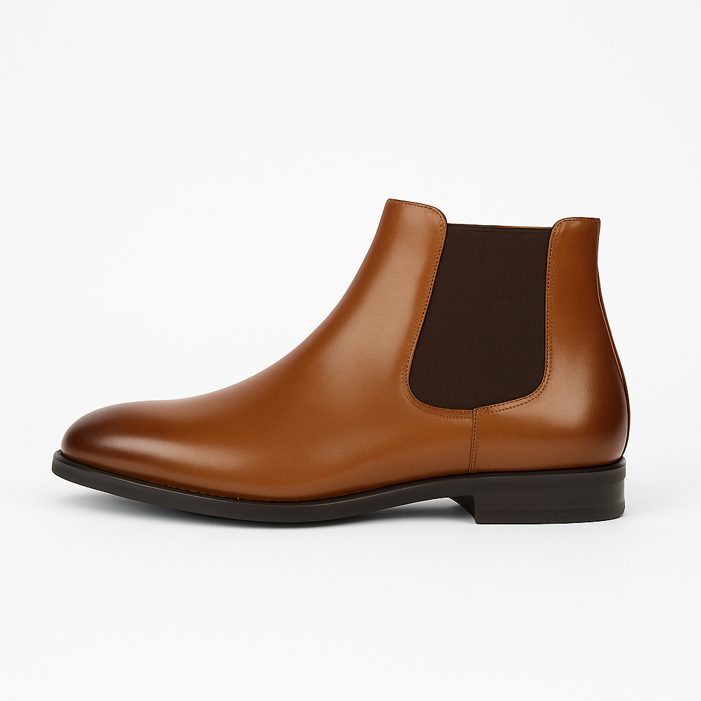 Men’s Classic Chelsea Boots – High Ankle Slip-On Design