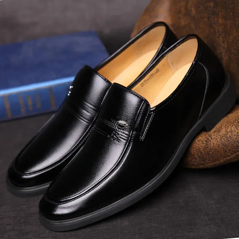 Men’s Classic Penny Loafers – Polished Slip-On Dress Shoes