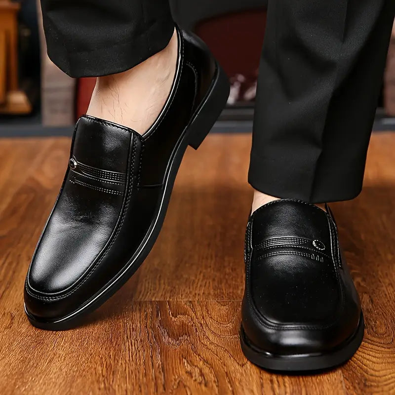Men’s Classic Penny Loafers – Polished Slip-On Dress Shoes