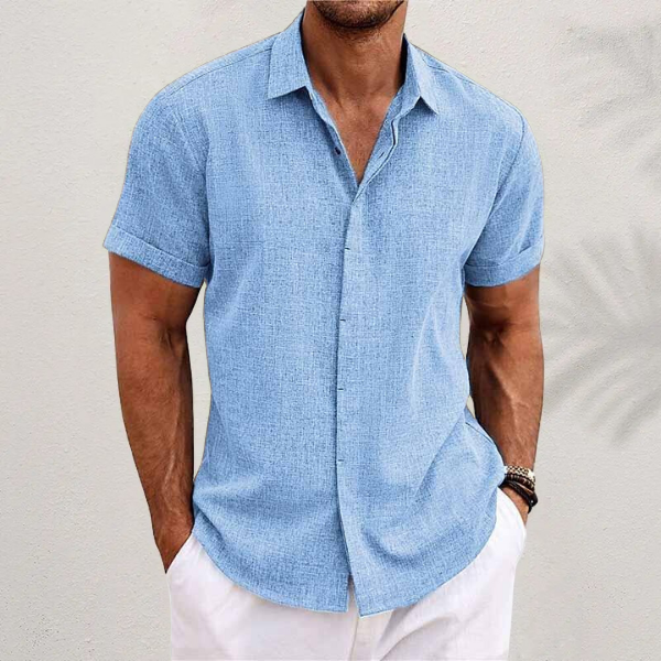 Men’s Classic Short Sleeve Summer Shirt – Spring, Summer