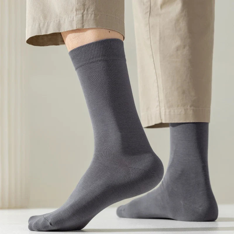 Men’s Everyday Essentials – 5-Pack Ribbed Crew Socks