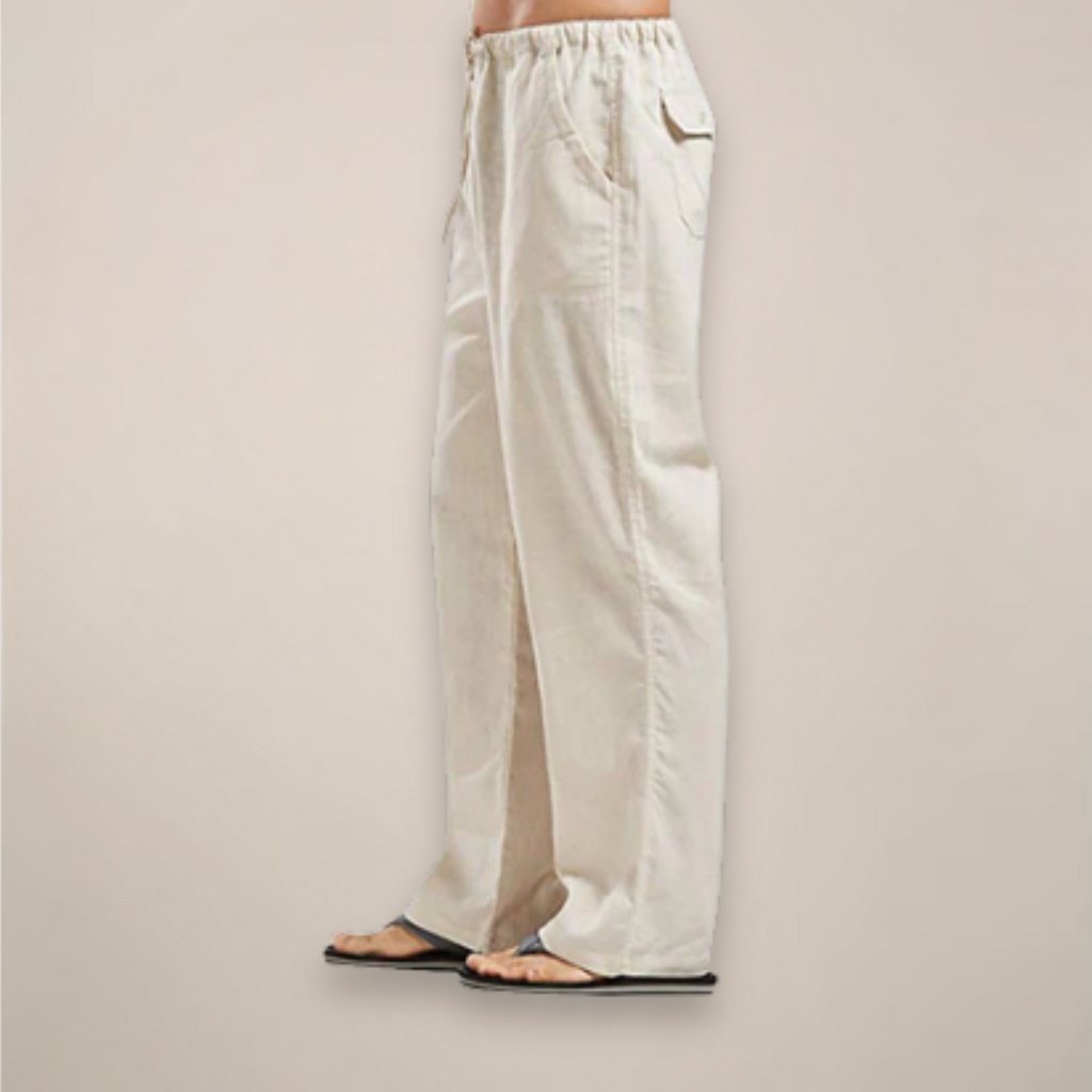 Men’s Linen Pants – Lightweight Linen Blend, Breathable Summer Comfort