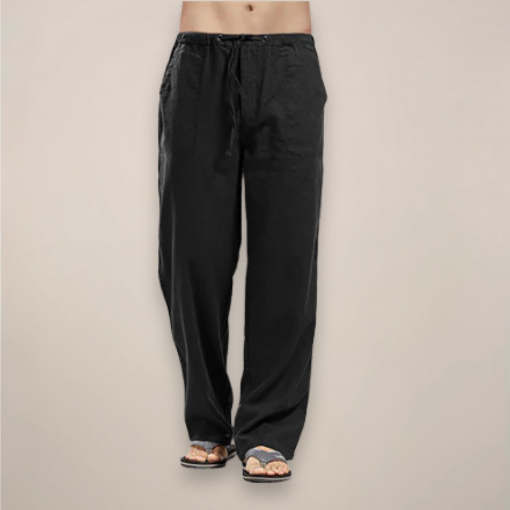 Men’s Linen Pants – Lightweight Linen Blend, Breathable Summer Comfort