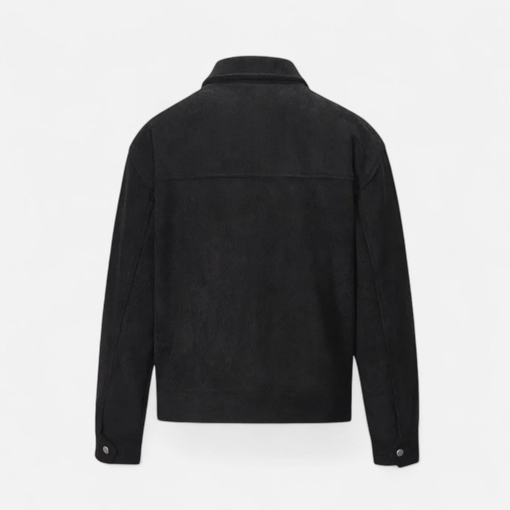Men’s Relaxed-Fit Zip Jacket – Utility Pocket Design for Everyday Wear