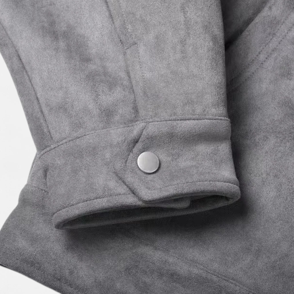 Men’s Relaxed-Fit Zip Jacket – Utility Pocket Design for Everyday Wear