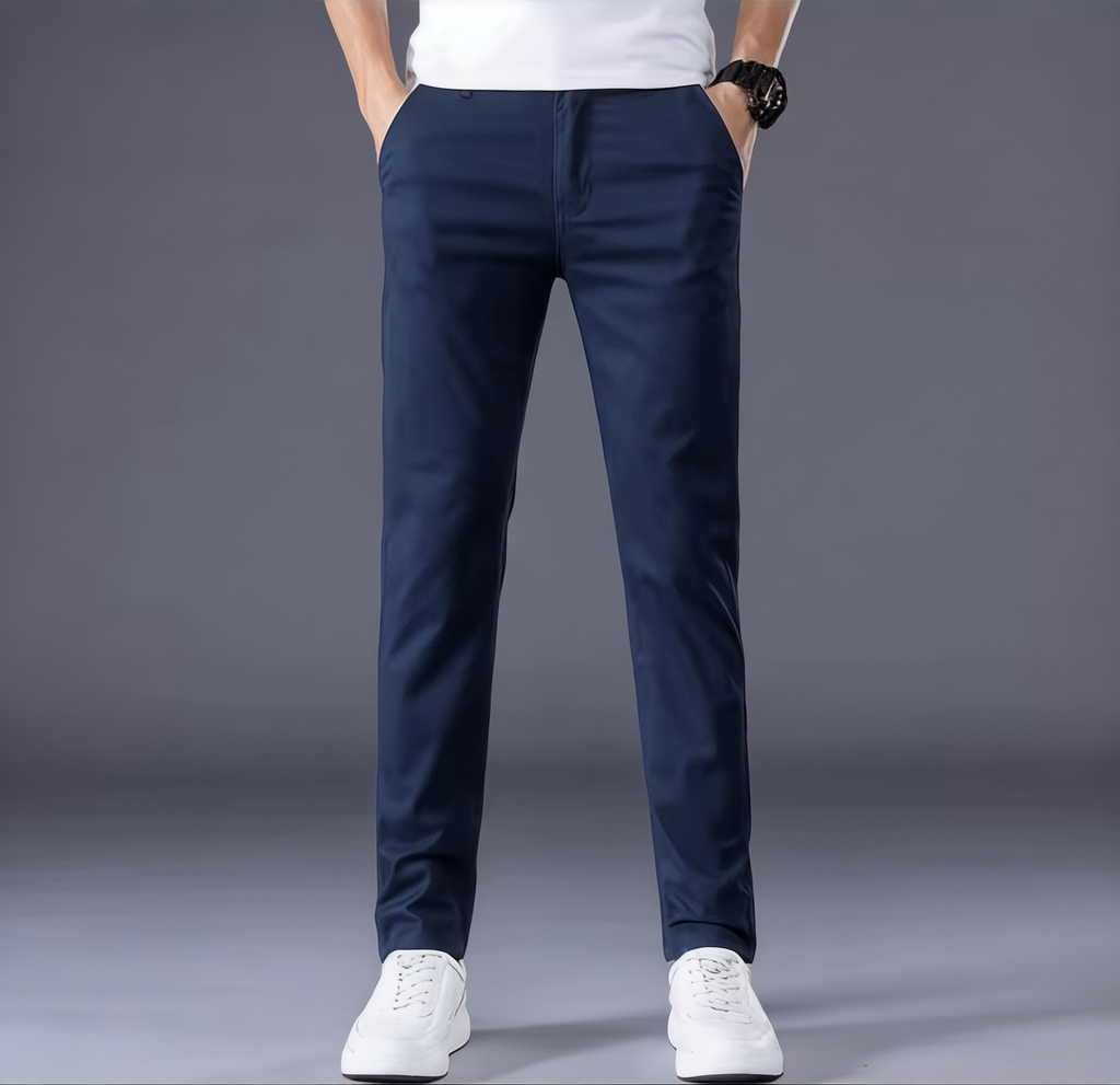 Men’s Slim Fit Business Trousers – Classic Smart Casual Style