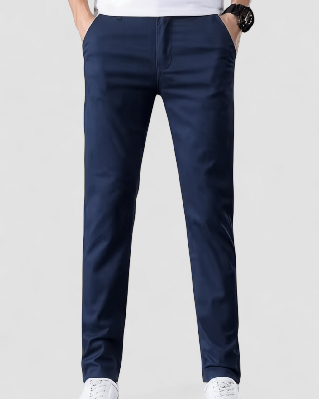 Men’s Slim Fit Business Trousers – Classic Smart Casual Style