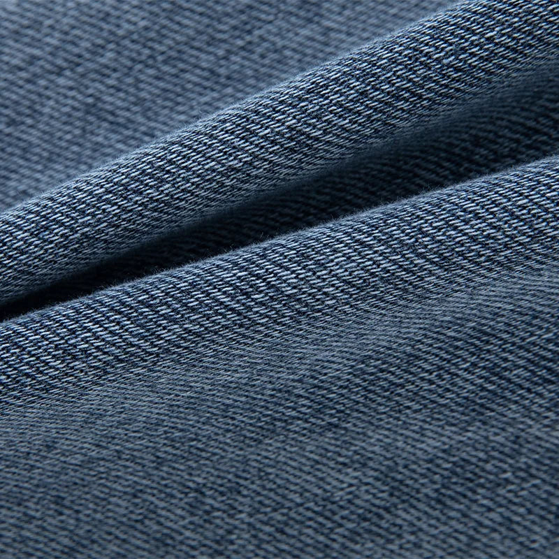 Men's Denim Jogger Jeans - Elasticated Drawstring Waist - Ribbed Cuff - Panelled Seam Detail
