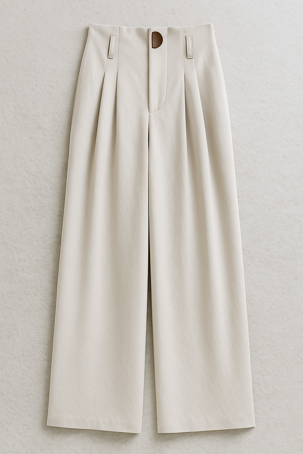 Women’s High-Waisted Wide-Leg Trousers – Elegant Pleated Design for Smart and Modern Styling