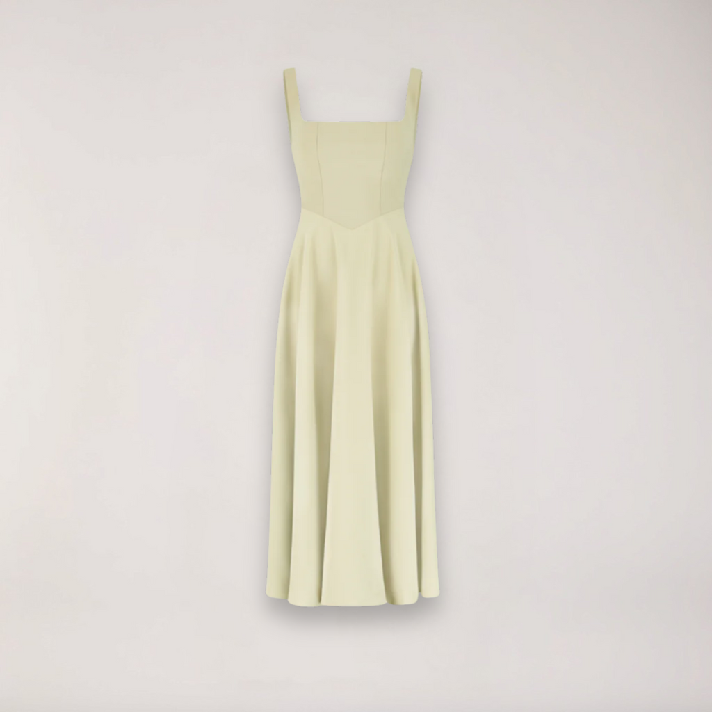 Women’s Midi Dress – Flattering Fit – Cinched Waist – Flowing Silhouette