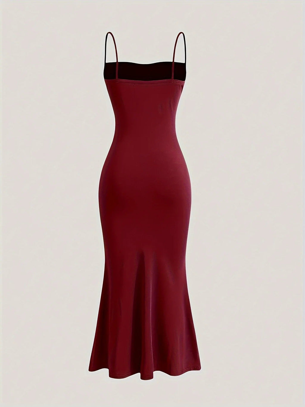 Women’s Sleeveless Maxi Dress with Cowl Neck and Ruched Bodice